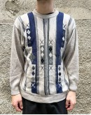 Vintage unisex πλεκτή μπλούζα M-L