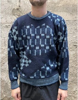 Vintage unisex μάλλινη μπλούζα M-L