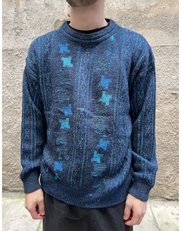 Vintage unisex μάλλινη μπλούζα L-XL