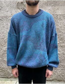 Vintage unisex μάλλινη μπλούζα XL