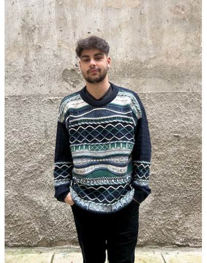 Vintage unisex μάλλινη μπλούζα L-XL