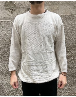 Vintage unisex πλεκτή μπλούζα XL