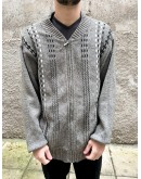 Vintage unisex πλεκτή ζακέτα XXL