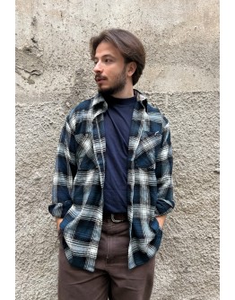 Vintage unisex flannel πουκάμισο L-XL