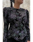 Vintage βελούδινο φόρεμα S/M