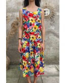 Vintage floral dress S