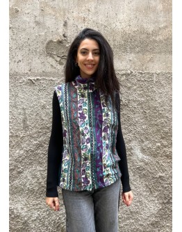 Vintage fleece vest M