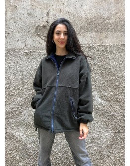 Vintage unisex φλις ζακέτα M