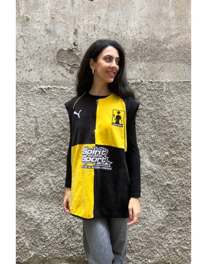 Vintage unisex φλις αμάνικο top Puma XL
