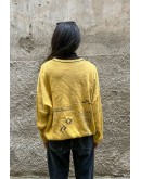 Vintage unisex πλεκτό πουλόβερ M