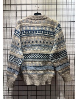 Vintage unisex woolen knitted sweater M