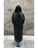 Vintage leather trench coat M