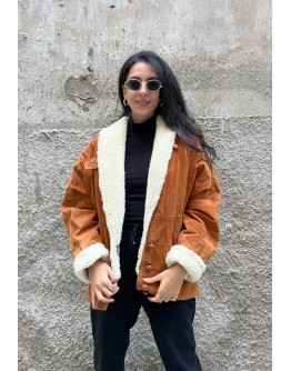 Vintage suede δερμάτινο jacket M