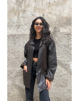 Vintage leather jacket L