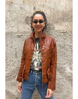 Vintage leather jacket S
