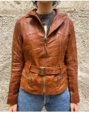 Vintage leather jacket S