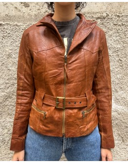 Vintage leather jacket S