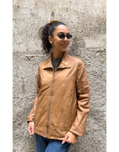 Vintage leather jacket L