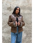 Vintage leather jacket M