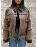 Vintage leather jacket M