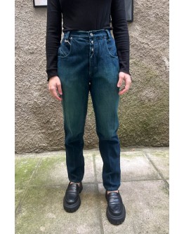 Vintage 90's denim παντελόνι S