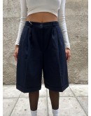 Vintage woolen zip quillot L