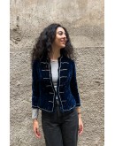 Vintage velvet jacket S