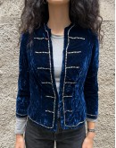 Vintage velvet jacket S