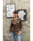 Vintage printed shirt S