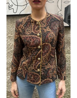 Vintage printed shirt S
