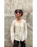 Vintage silk shirt L