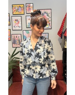Vintage floral shirt M