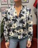 Vintage floral shirt M