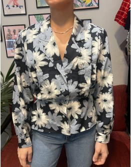 Vintage floral shirt M