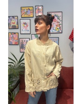 Vintage linen shirt XL