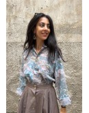 Vintage printed shirt XL