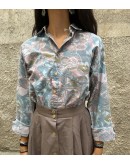 Vintage printed shirt XL