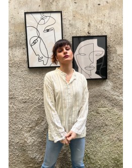 Vintage striped top