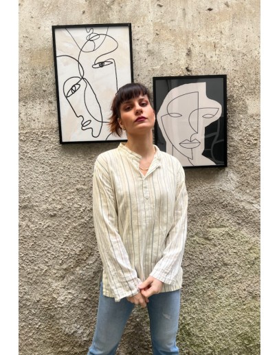 Vintage striped top