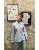 Vintage striped shirt M-L
