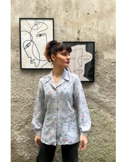 Vintage floral shirt L