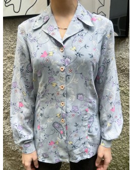 Vintage floral shirt L