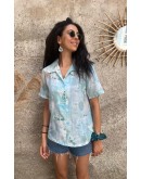 Vintage floral shirt M