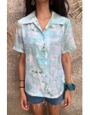 Vintage floral shirt M