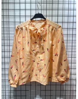 Vintage printed shirt L