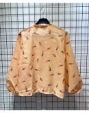 Vintage printed shirt L
