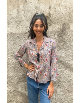 Vintage printed shirt M