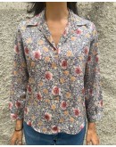 Vintage printed shirt M