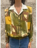 Vintage printed shirt XL