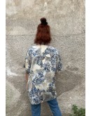 Vintage unisex εμπριμέ πουκάμισο L
